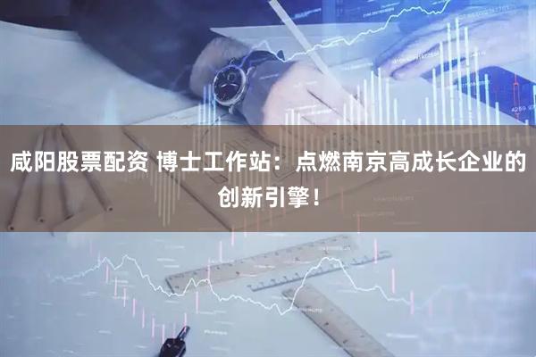 咸阳股票配资 博士工作站：点燃南京高成长企业的创新引擎！